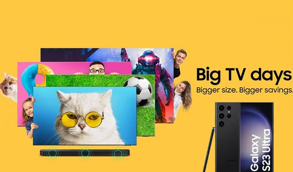 Samsung Big TV Days Sale (Galaxy S23 Ultra)